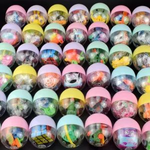 Cartoon Transparent Macaron Gashapon Ball Plastic Children Toy Party Favor