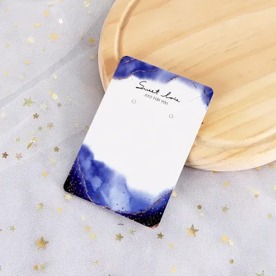 Fashion Printing Earring Display Card Jewelry Packaging - 6x9cm (100 Pieces)