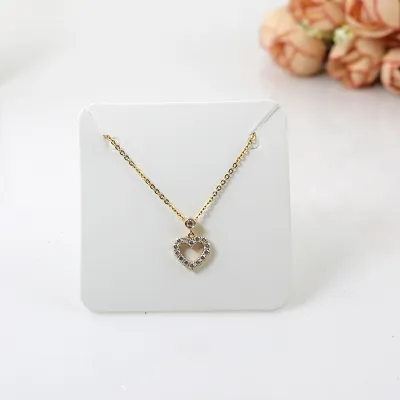 Simple Jewelry Necklace Pendant Packaging Card 100PCS/PACK