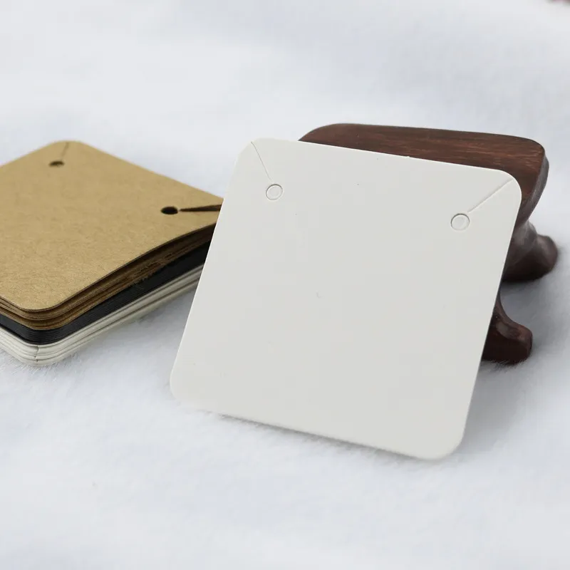 Simple Jewelry Necklace Pendant Packaging Card 100PCS/PACK