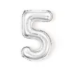 16-Inch Silver Thin Version Digital Aluminum Film Balloon (5)