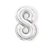 16-Inch Silver Thin Version Digital Aluminum Film Balloon (8)