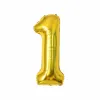 40-Inch Gold Thin Body American Version Large Number Aluminum Film Balloon (1)