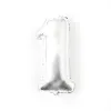 40 Inch Silver Large Number Aluminum Film Balloon (1)