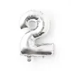 40 Inch Silver Large Number Aluminum Film Balloon (2)