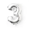 40 Inch Silver Large Number Aluminum Film Balloon (3)