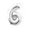40 Inch Silver Large Number Aluminum Film Balloon (6)