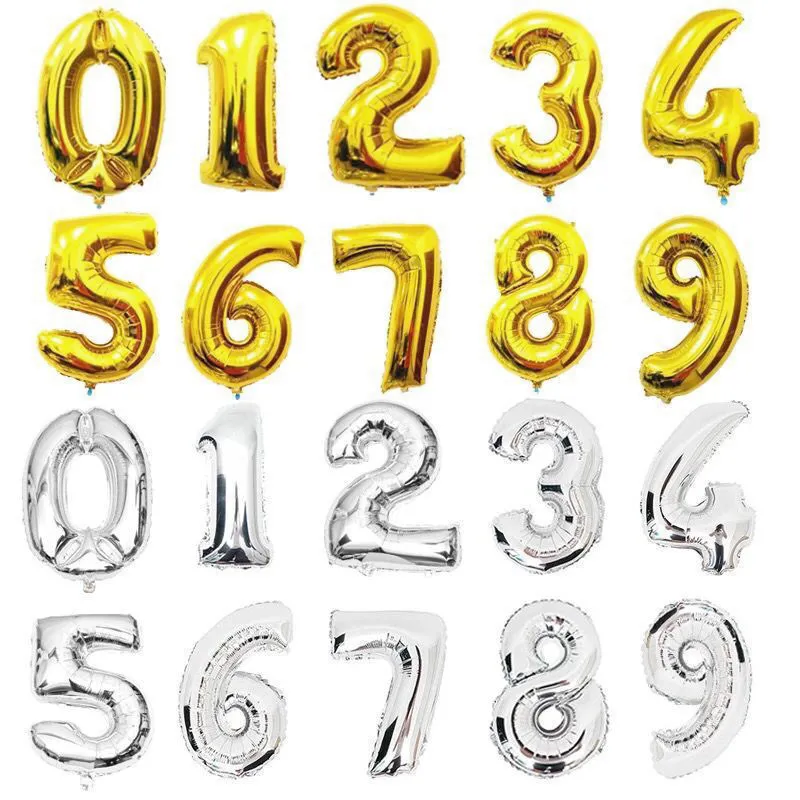 Festival Birthday Party Wedding Decoration Digital Aluminum Film Balloon