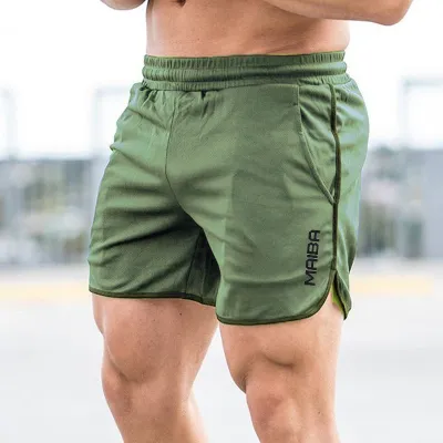 Men Casual Quick-Drying Breathable Cotton Blend Sports Shorts