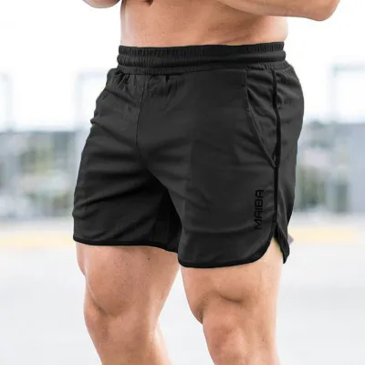 Men Casual Quick-Drying Breathable Cotton Blend Sports Shorts