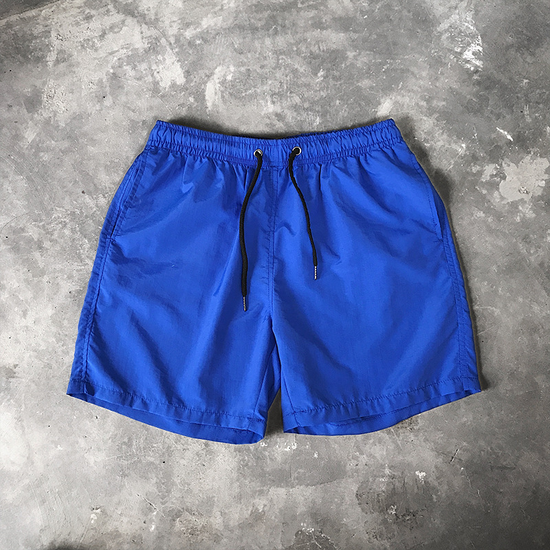 Wholesale Men Casual Candy Color Mid Waist Sports Shorts