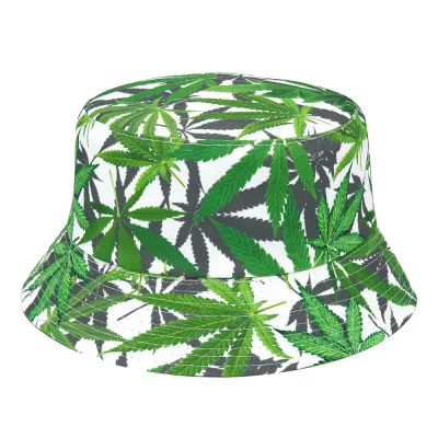 Unisex Trendy Leopard Print Cotton Bucket Hat for Couples