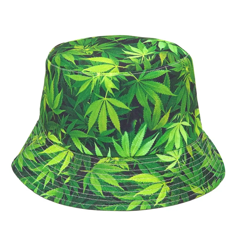 Unisex Trendy Leopard Print Cotton Bucket Hat for Couples