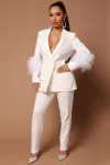 White Two Piece Suit
