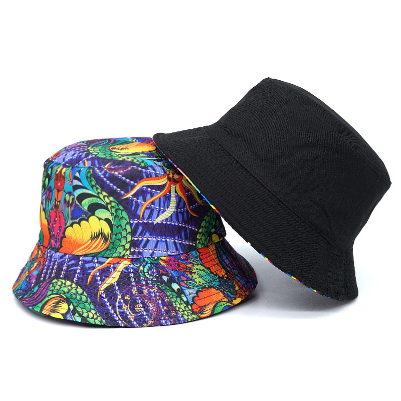 Wholesale Unisex Trendy Graffiti Print Bucket Hat Wholesale Unisex Trendy Graffiti Print Bucket Hat