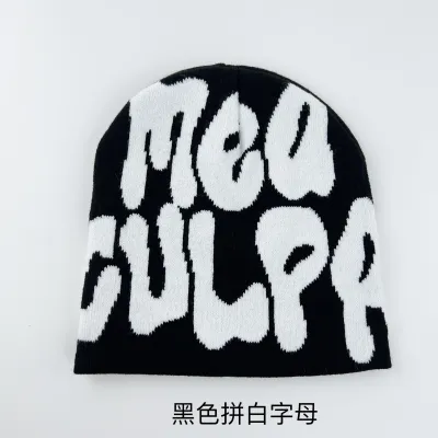 Unisex Trendy Hip-Hop Alphabet Jacquard Knit Beanie