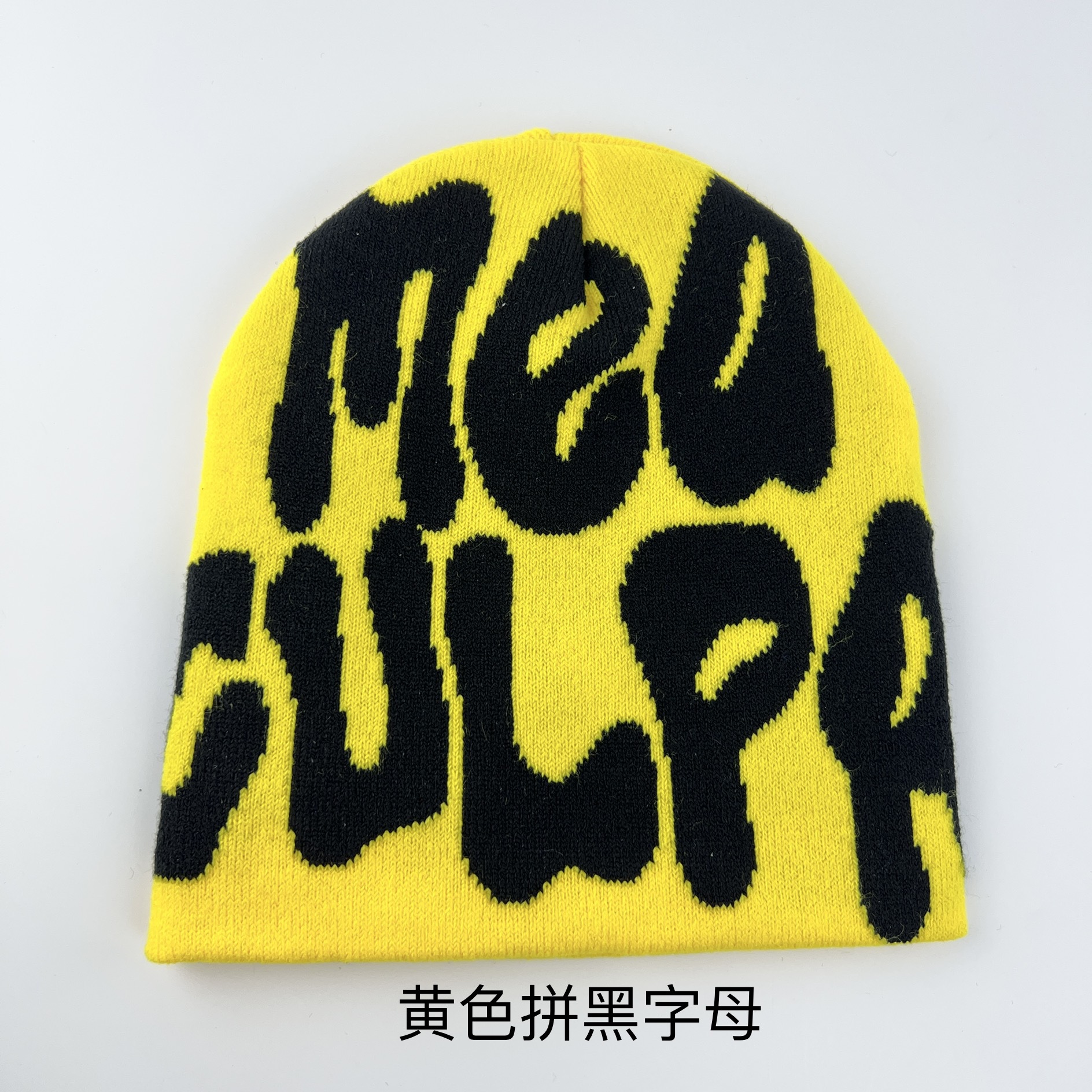 Wholesale Unisex Trendy Hip-Hop Alphabet Jacquard Knit Beanie