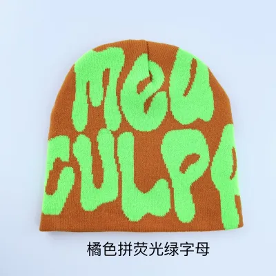 Unisex Trendy Hip-Hop Alphabet Jacquard Knit Beanie