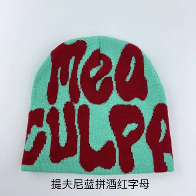 Unisex Trendy Hip-Hop Alphabet Jacquard Knit Beanie