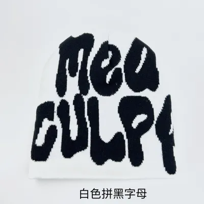Unisex Trendy Hip-Hop Alphabet Jacquard Knit Beanie
