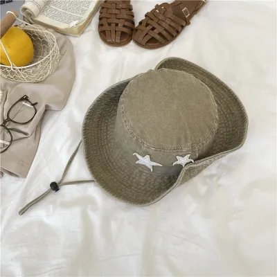 Women Retro Outdoor Mountaineering Sunshade Sunscreen Bucket Hat