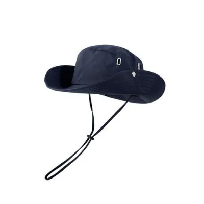 Women Outdoor Casual Sunshade Breathable Drawstring Bucket Hat