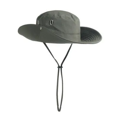 Women Outdoor Casual Sunshade Breathable Drawstring Bucket Hat