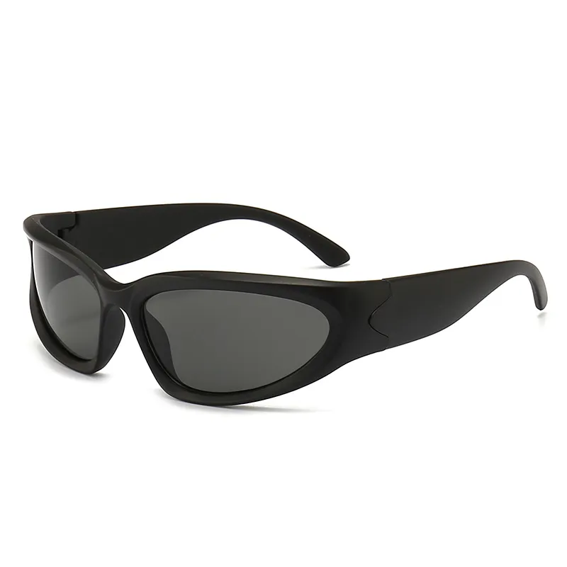 Wholesale y2k Unisex Fashion Future Cool Sports Full Frame Sunglasses