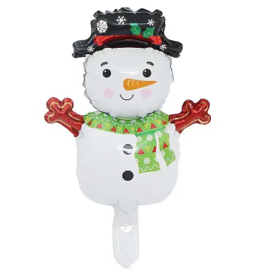 Christmas Cartoon Santa Snowman Sock Balloon Holiday Party Decoration
