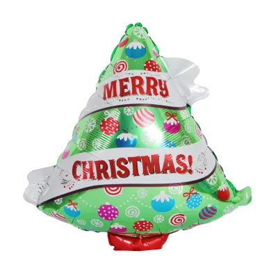Christmas Cartoon Santa Snowman Sock Balloon Holiday Party Decoration