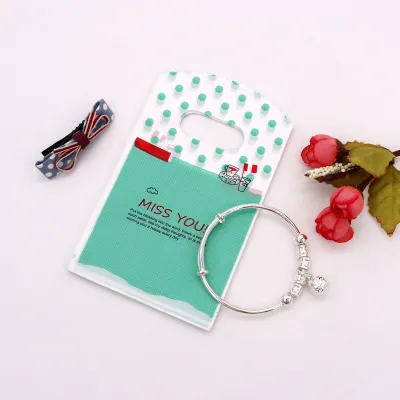 Simple Jewelry Packaging Bag Plastic 9*15Cm