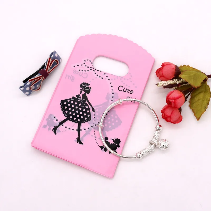 Simple Jewelry Packaging Bag Plastic 9*15Cm