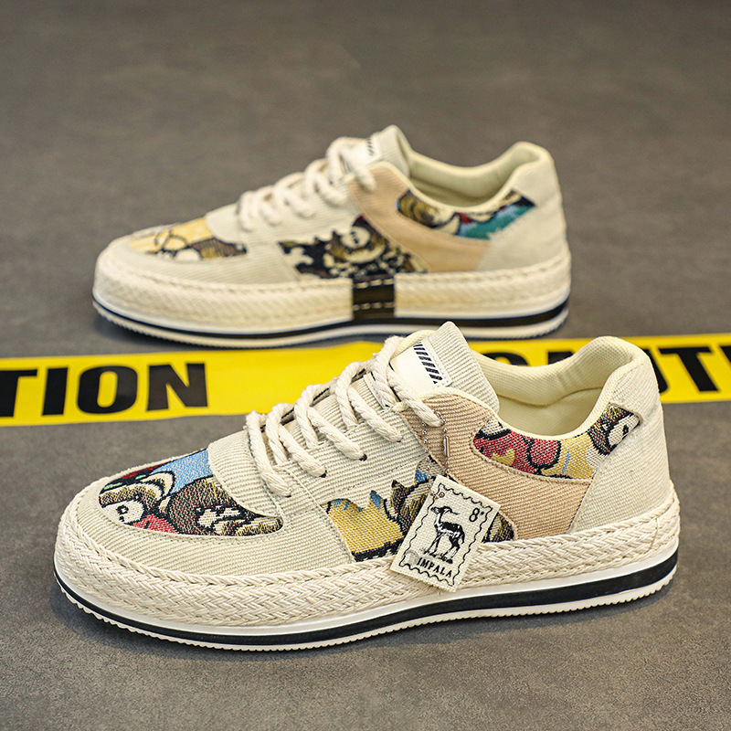 [JILLSTUART]★COLOR MATCHING SNEAKERS Wholesale Men Fashion Casual Student Flat Non-Slip Color