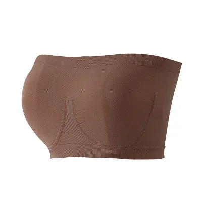 Women Sexy Strapless Bra Seamless Nylon Full Cup