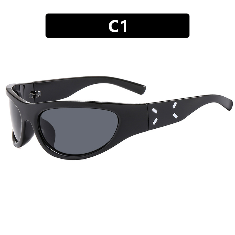 Future Bound Wraparound Sunglasses - Black Frame with Smoke
