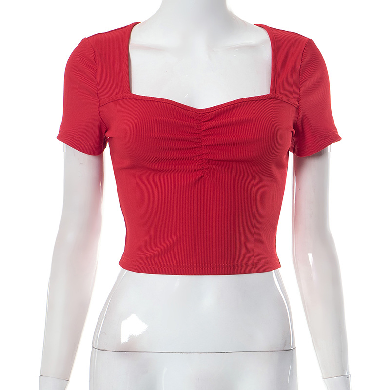 Tシャツ・カットソー   Women's Crop short-sleeved T-shirt 5FT1071 ADIDAS Women's Nasa Space Cropped T Shirt Tee GQ2236 ORANGE