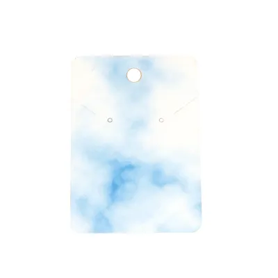 100Pcs Color Printed Earrings Jewelry Packaging Card
