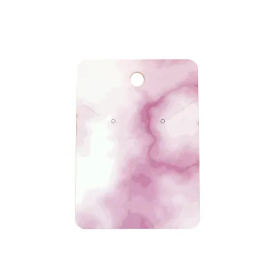100Pcs Color Printed Earrings Jewelry Packaging Card