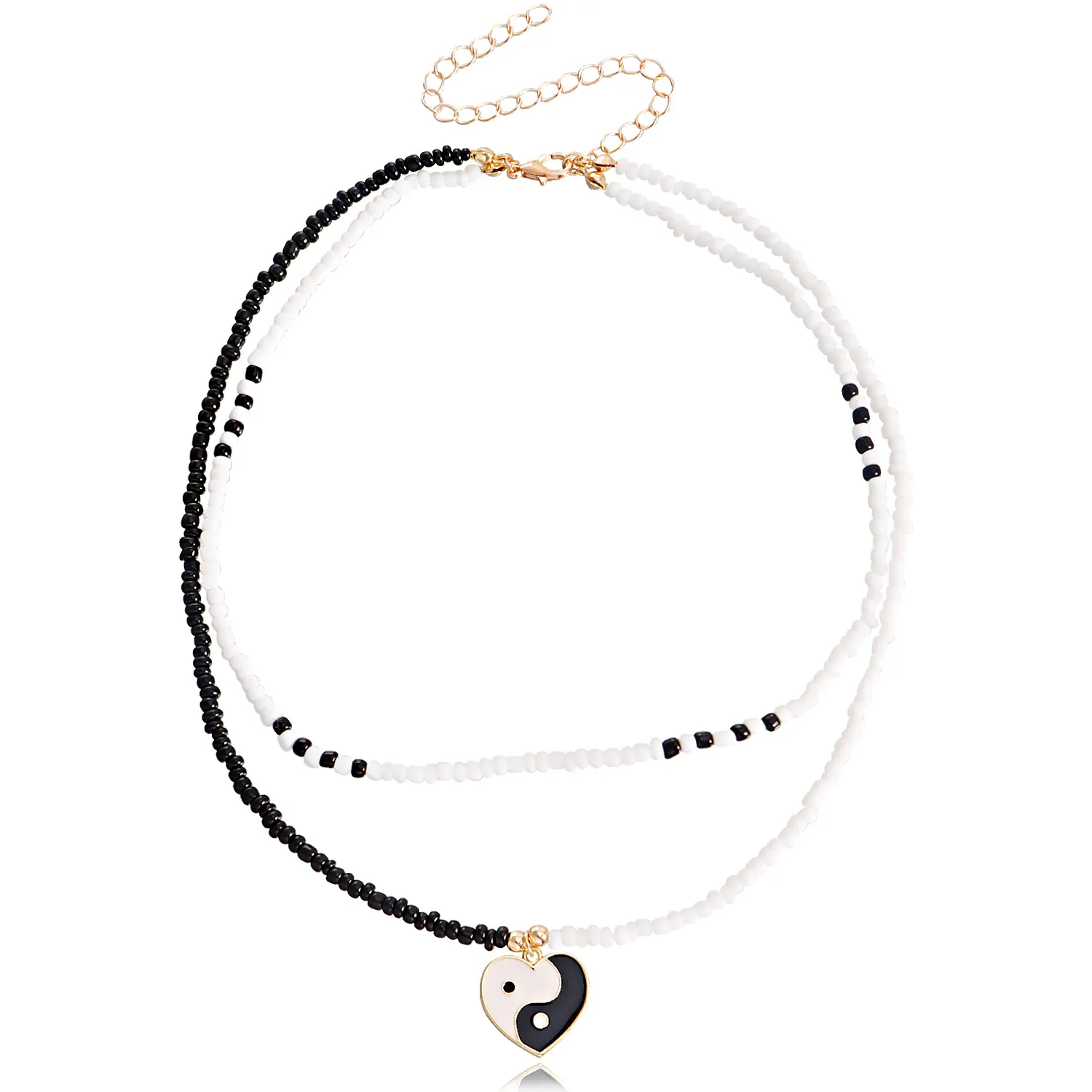 Wholesale Women Fashion Bohemian Multicolor Rice Beads Drip Oil