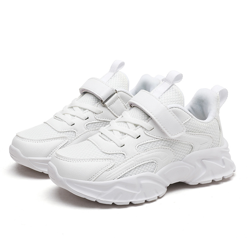 スニーカー BYOTHERS Verity velcro sneakers Wholesale Kids Unisex Casual Solid Color Breathable Mesh