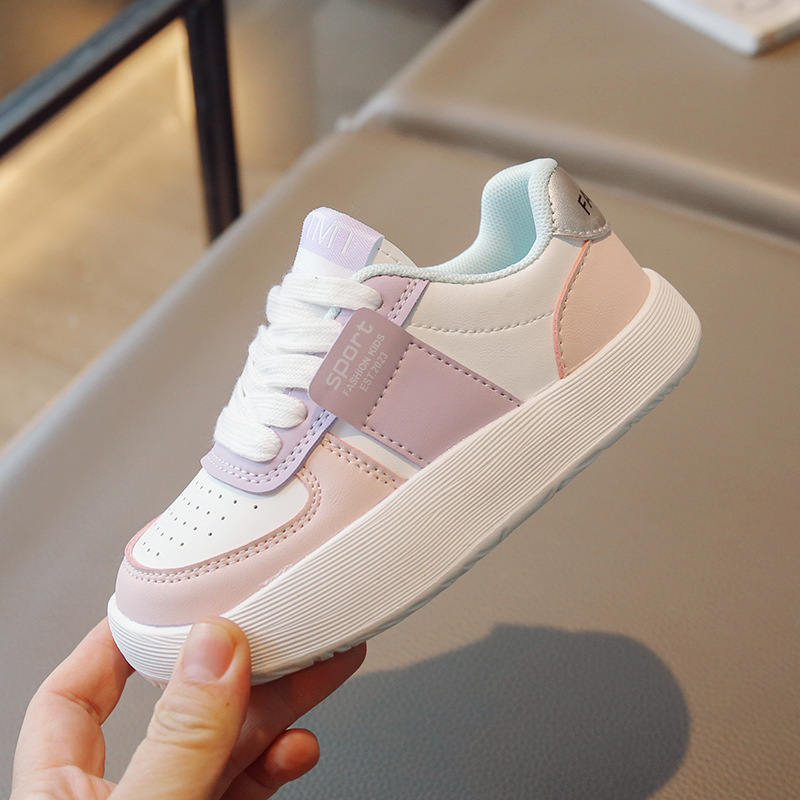 [JILLSTUART]★COLOR MATCHING SNEAKERS Wholesale Women Fashion Casual Color Matching Round Head