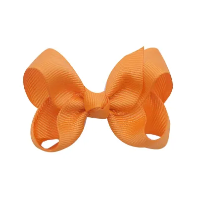 Kids Girls Fashion Sweet Candy Color Warped Bow Duck Beak Hair Clip Accessories