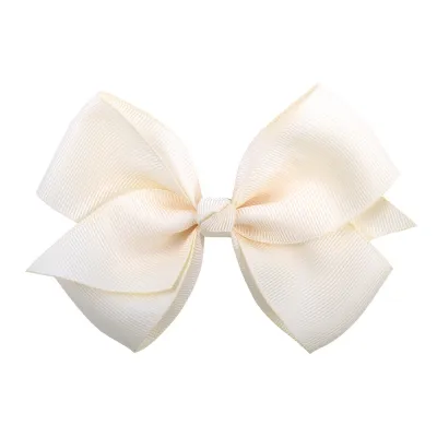 Kids Girls Sweet Candy Color Plaid Rib Bow Duckbill Hairpin Hair Accessories