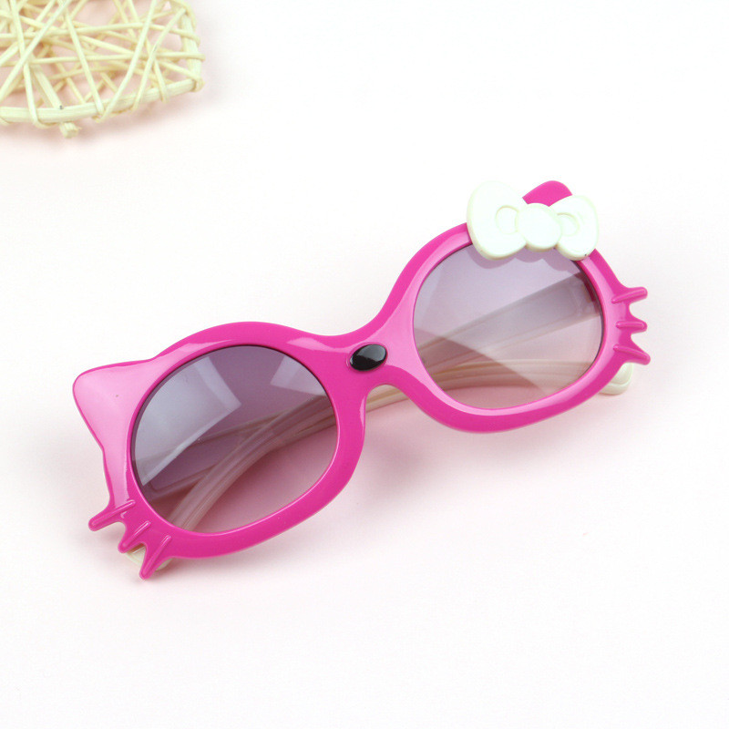 超熱 Fashion Kids Wholesale Casual Sunglasses Frame Cat Bow Cute Ty ビーニーズ