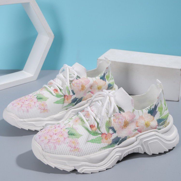 Wholesale Women Fashion Simple Plus Size Floral Print Lace