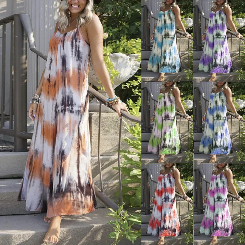 DIY Tie Dye Maxi Dress