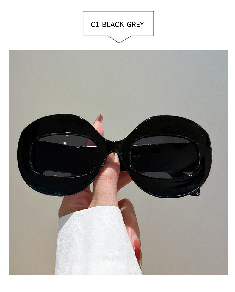 YVONNE Oval Sunglasses - Brown : EENK SHOP