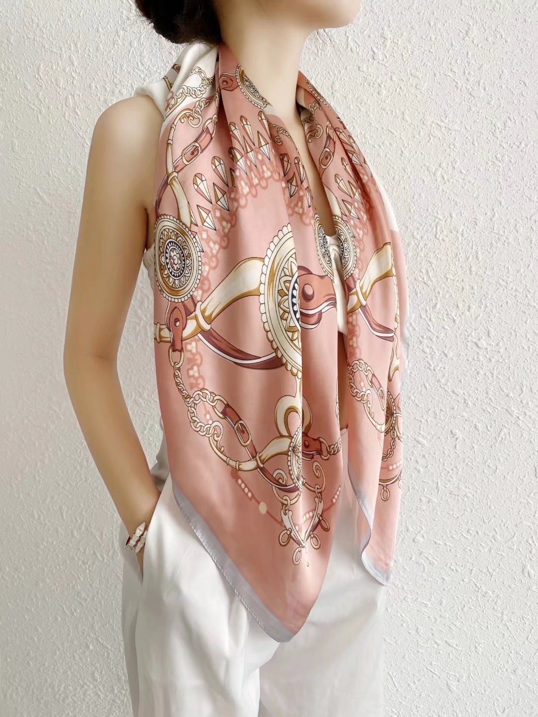 PRINT MAFIA シルクスクリーンプリント 額横42.5cm縦60cm Skull» scarf – IC3PEAK
