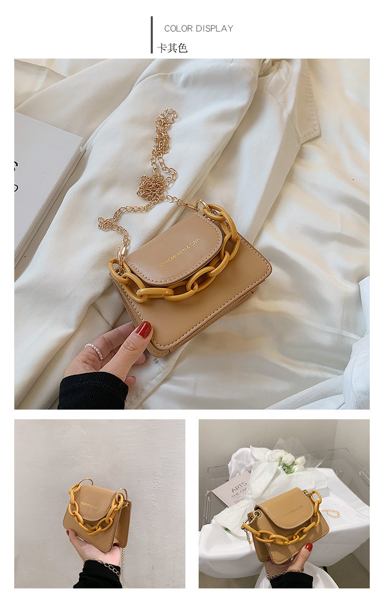 Wholesale Summer Women Fashion Casual Solid Color Flap Chain