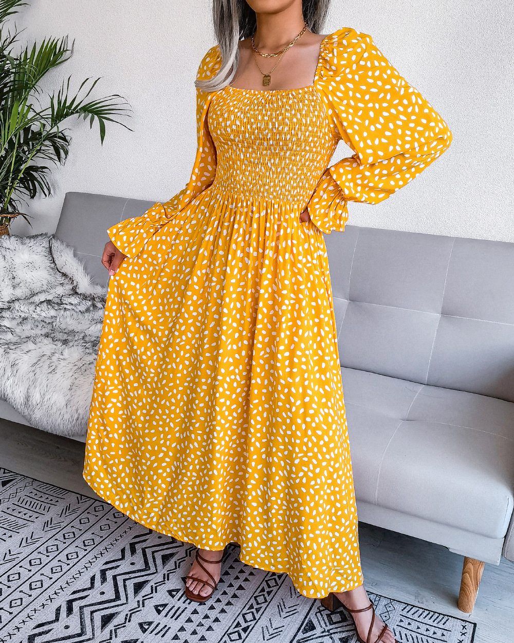 Iriedaily 【 Blossy Maxi Dress Khaki Beach Women 】 ファッション レディースファッション トップス Tシャツ カットソー レ Se386b2705f554f3f97362ed3021ae